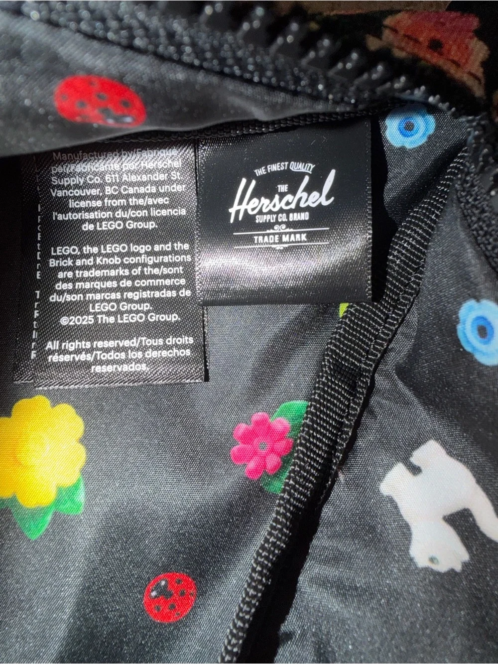 Herschel Floral Print Hip Pack / Belt Bag LEGO limited edition